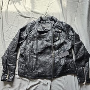 Forever 21 Black Faux Leather Jacket
